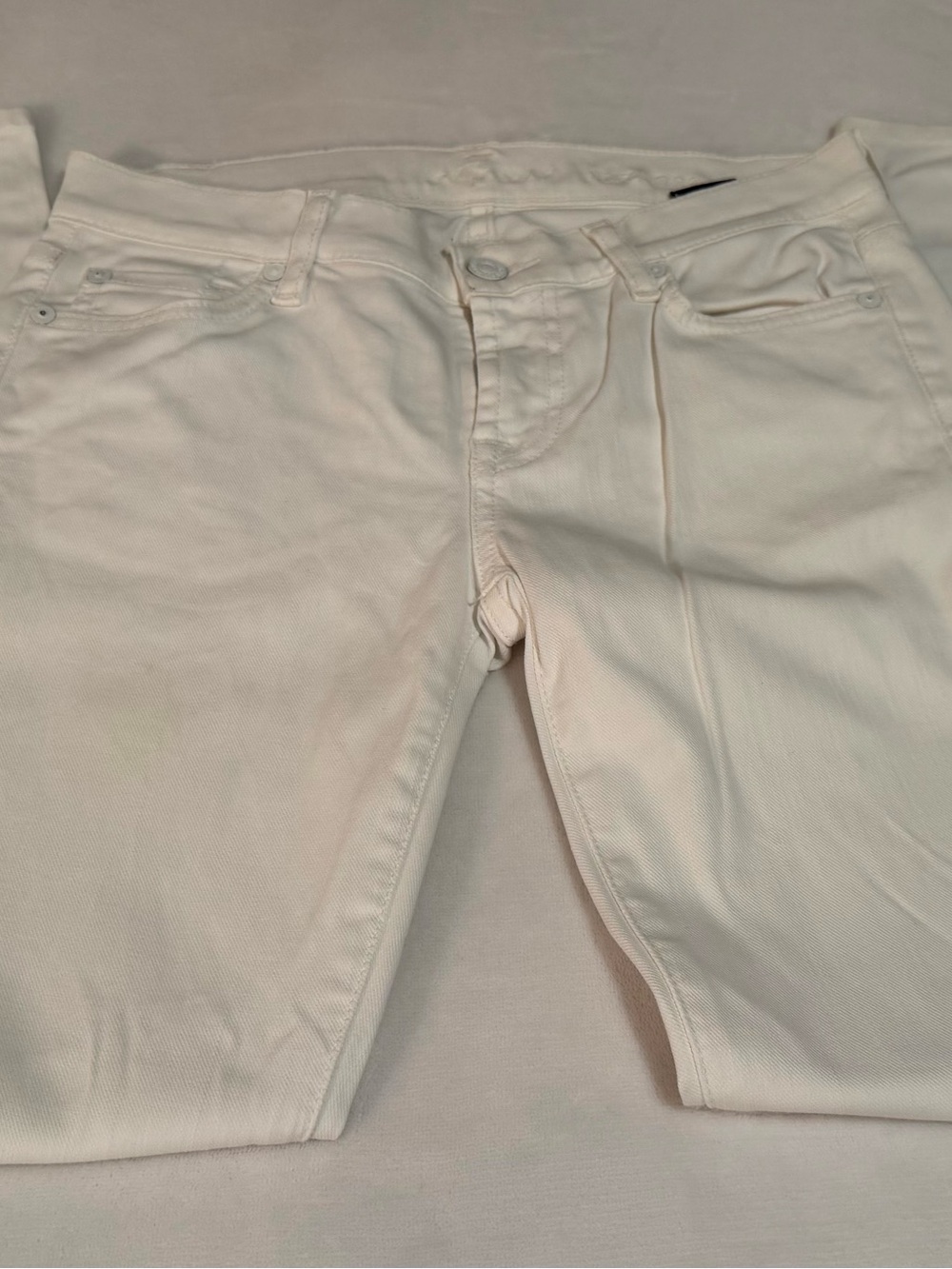 7 For All Mankind Slim White Women’s Jeans